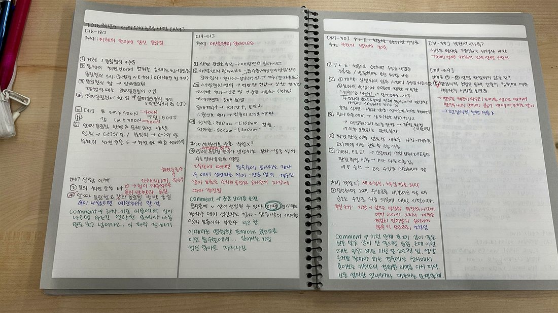 혜담 학생의 논술·학습 노트